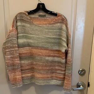Elsamanda Women’s Striped Wool Sweater Size M